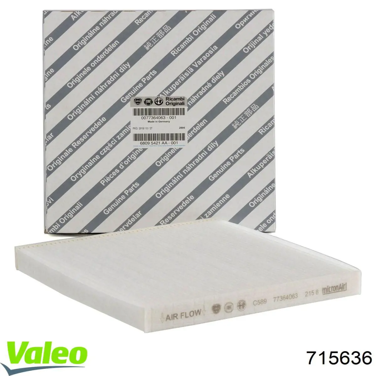 Повітряний фільтр салону VALEO 715636