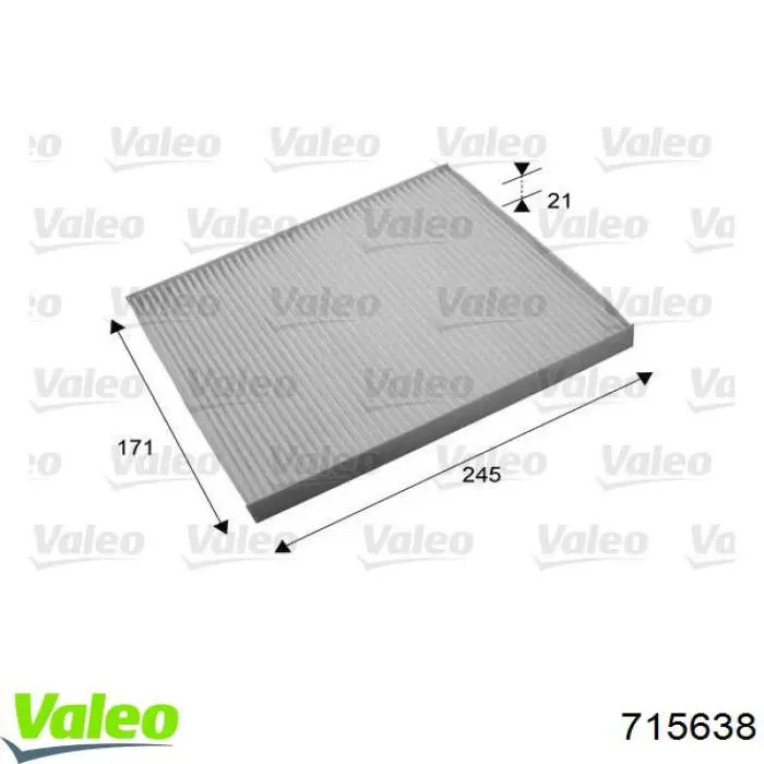 Фільтр салону 715638 VALEO