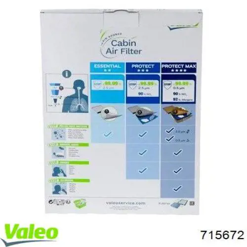 Фільтр салону 715672 VALEO