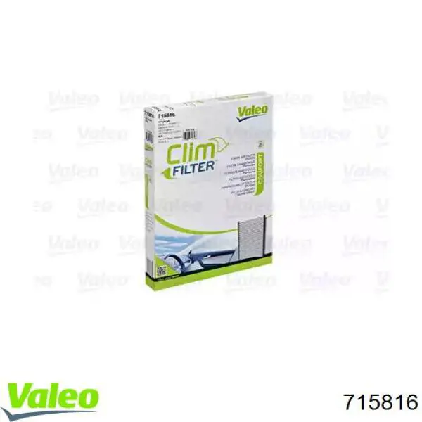 Фільтр повітряний обігрівача VALEO 715816 ціна, від 4.86 USD