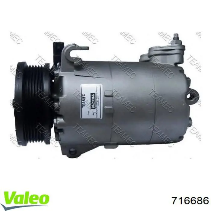 Компресор кондиціонера 716686 VALEO