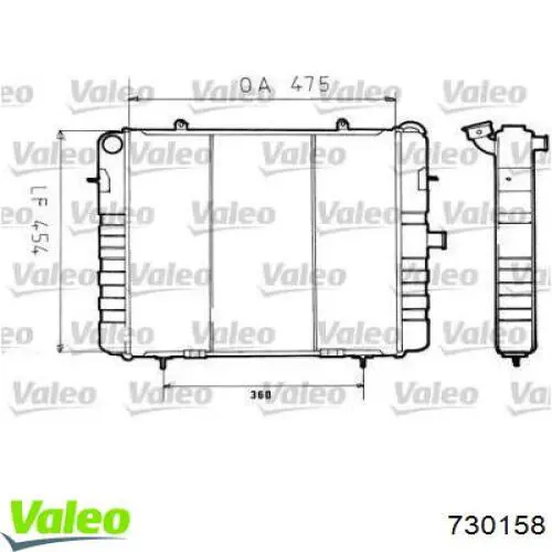 Купити 7711135789 Renault (RVI) Радіатор двигуна