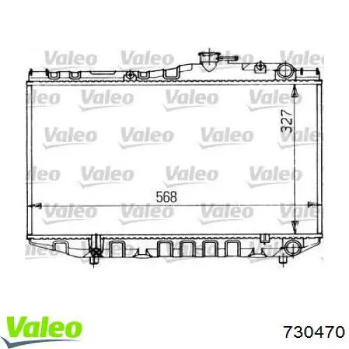 Радіатор 730470 VALEO