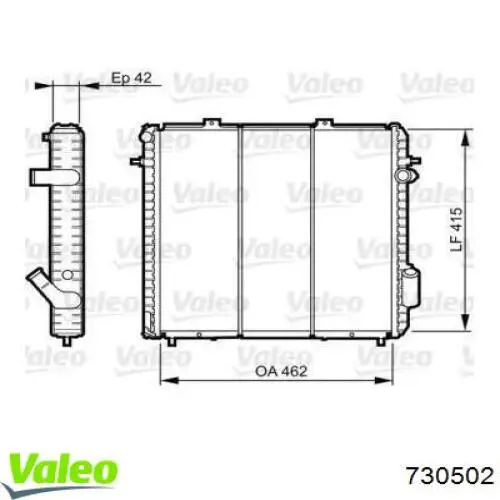 Радіатор 603108A2 Polcar