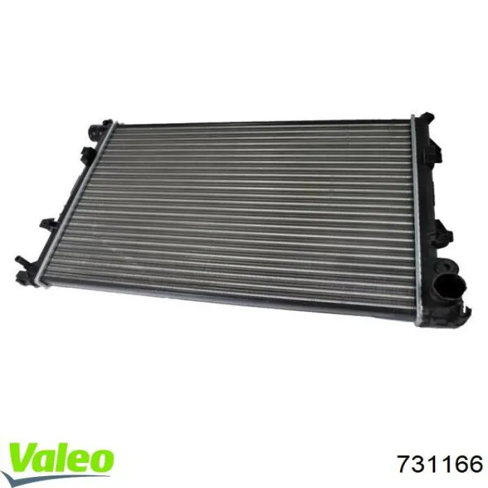 Купити 731166 VALEO Радіатор двигуна