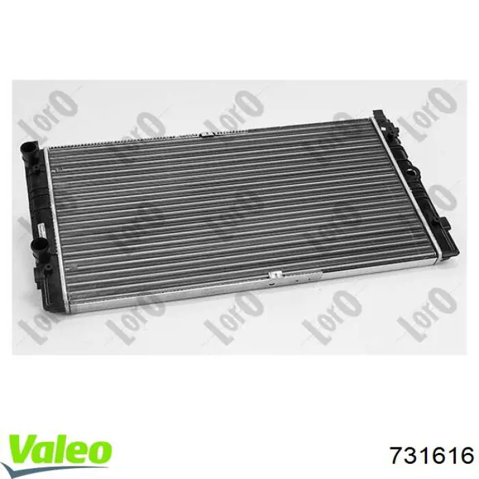 Радіатор основний VALEO 731616 ціна, від 109.65 USD