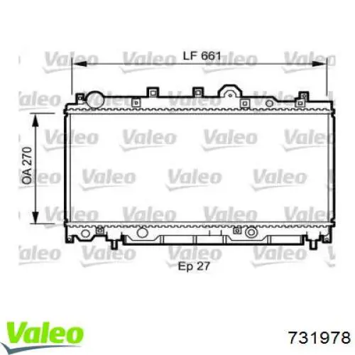 Радіатор основний Fiat/Alfa/Lancia 7794871 ціна, від 164.40 USD