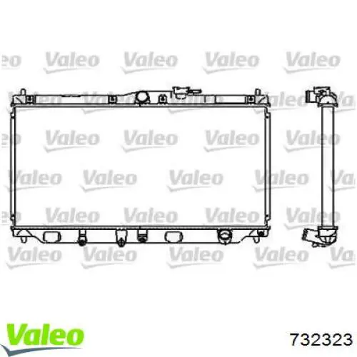 Радіатор 732323 VALEO