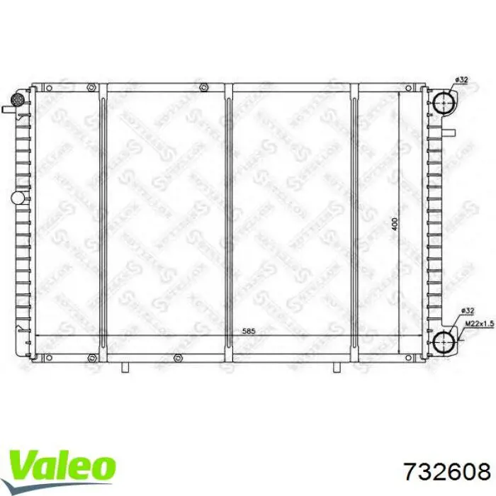 Купити 6006004494 Renault (RVI) Радіатор двигуна