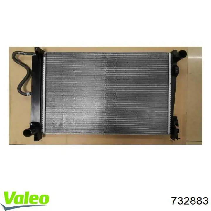 732883 VALEO Радіатор охолодження двигуна