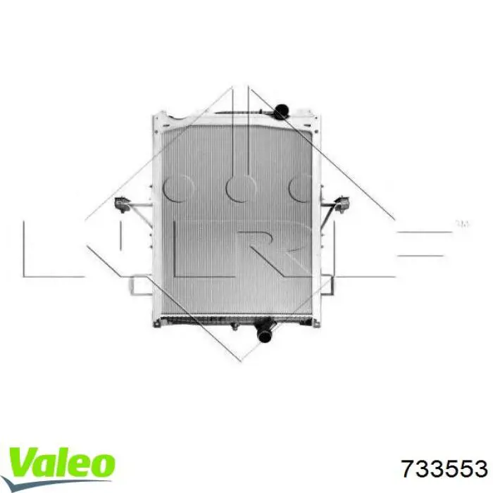 Радіатор основний VALEO 733553 ціна, від 534.82 USD