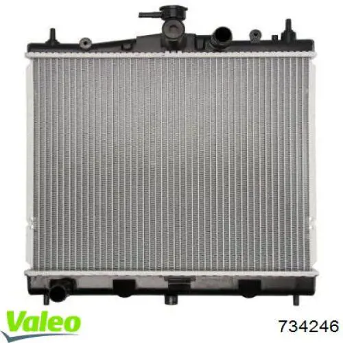 734246 VALEO Радіатор охолодження двигуна