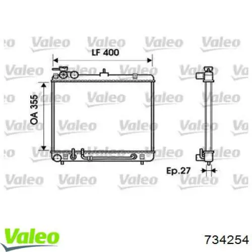 Радіатор основний Polcar 4040081 ціна, від 43.55 USD