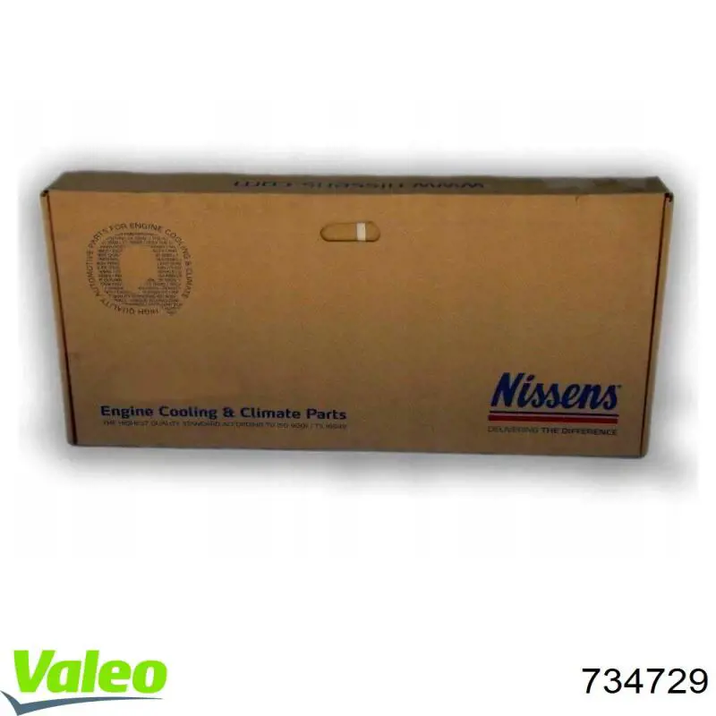 734729 VALEO Радіатор охолодження двигуна