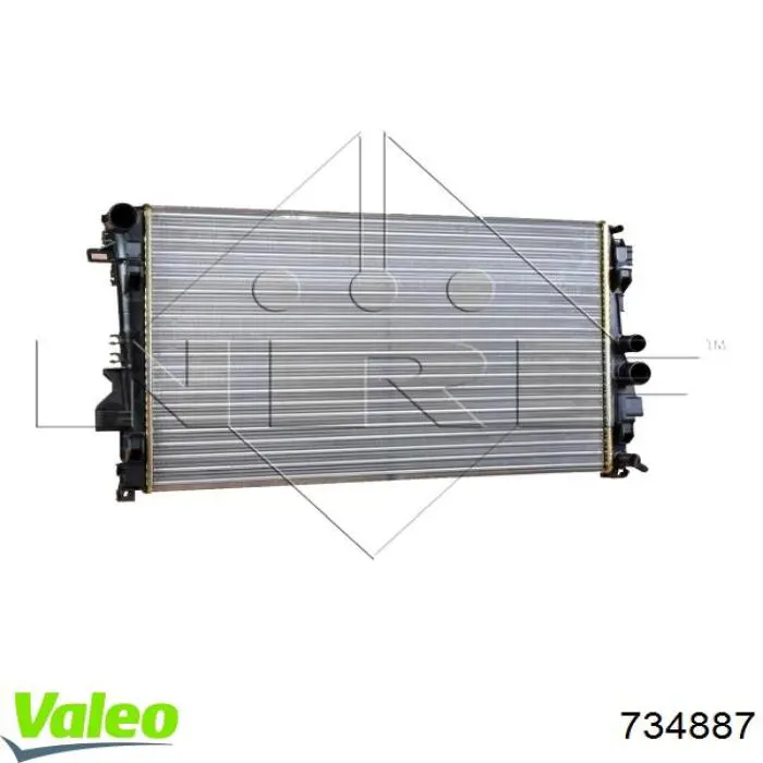 Купити 734887 VALEO Радіатор двигуна
