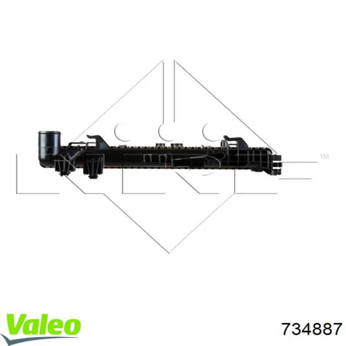 Радіатор 734887 VALEO