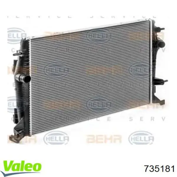 735181 VALEO Радіатор охолодження двигуна