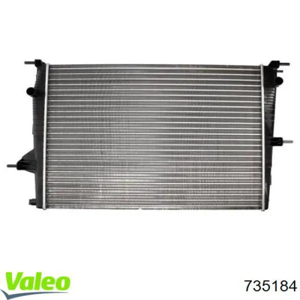 Радіатор 735184 VALEO