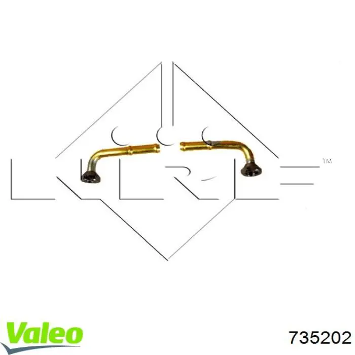Радіатор 735202 VALEO