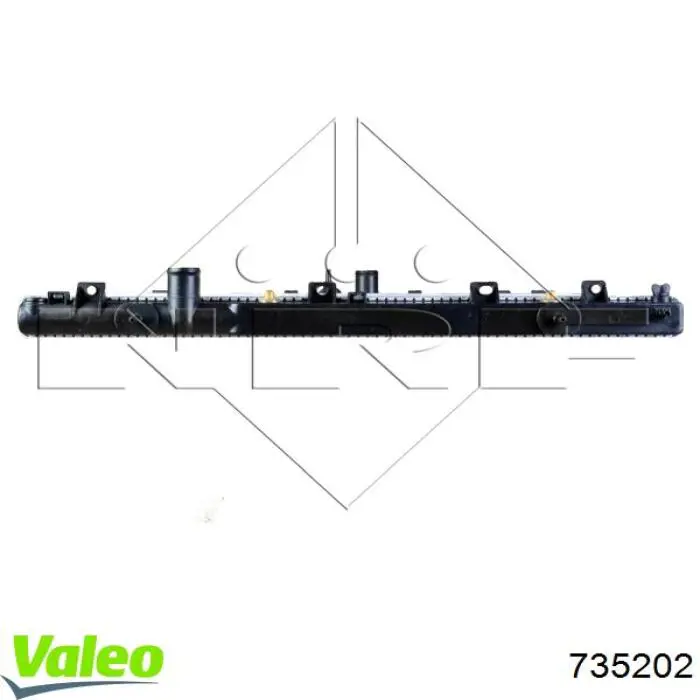 735202 VALEO Радіатор охолодження двигуна