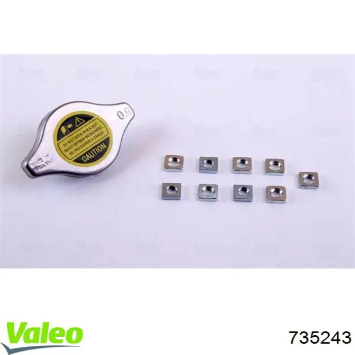 Радіатор основний VALEO 735243 ціна, від 88.95 USD