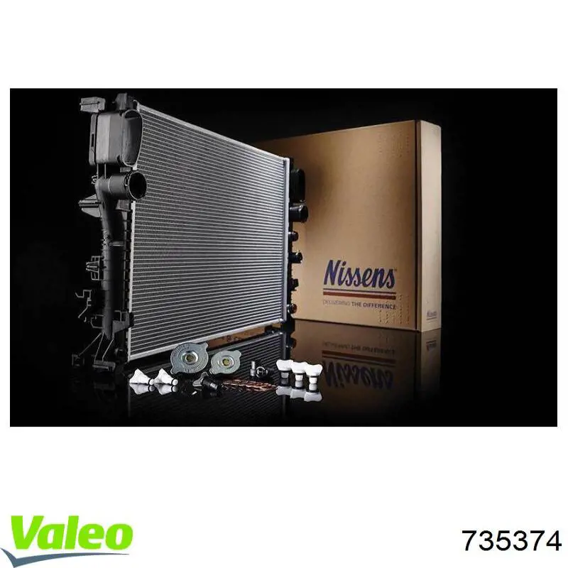 Купити 735374 VALEO Радіатор двигуна
