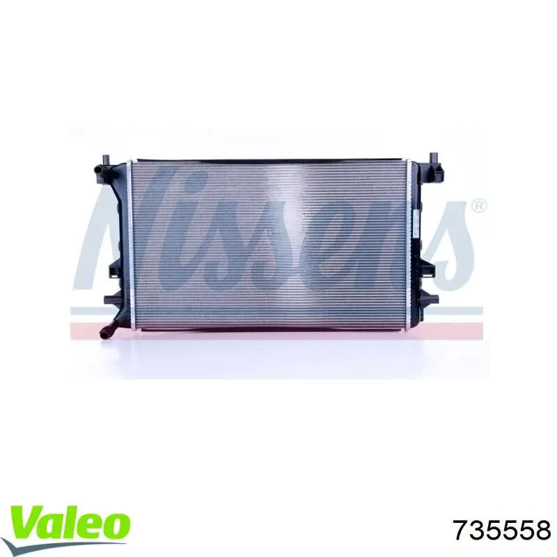 Радіатор основний VALEO 735558 ціна, від 76.79 USD