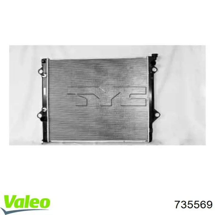 735569 VALEO Радіатор охолодження двигуна