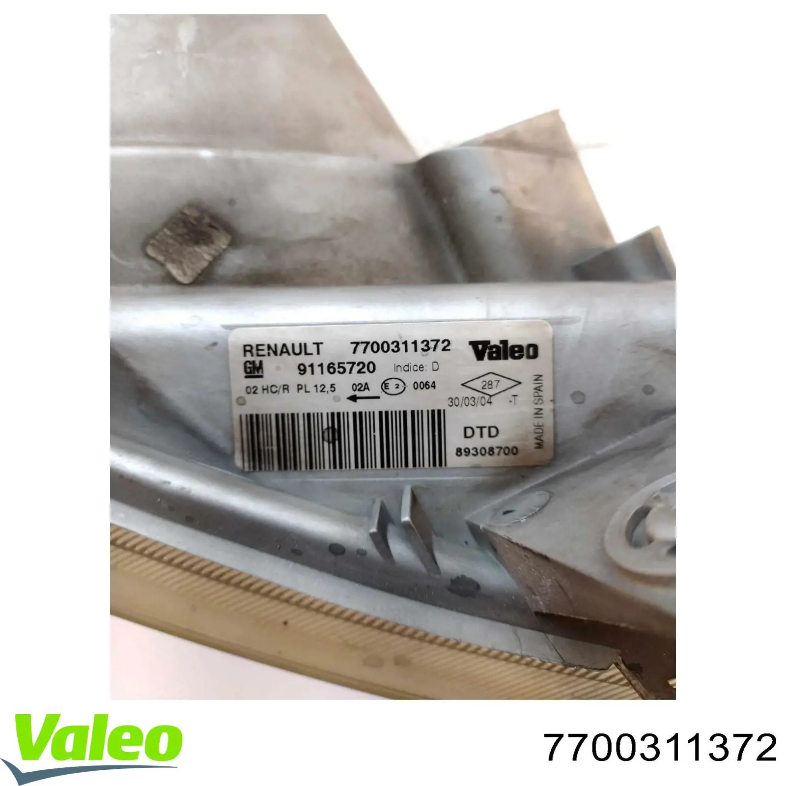 Купити 7700311372 VALEO Права блок фара