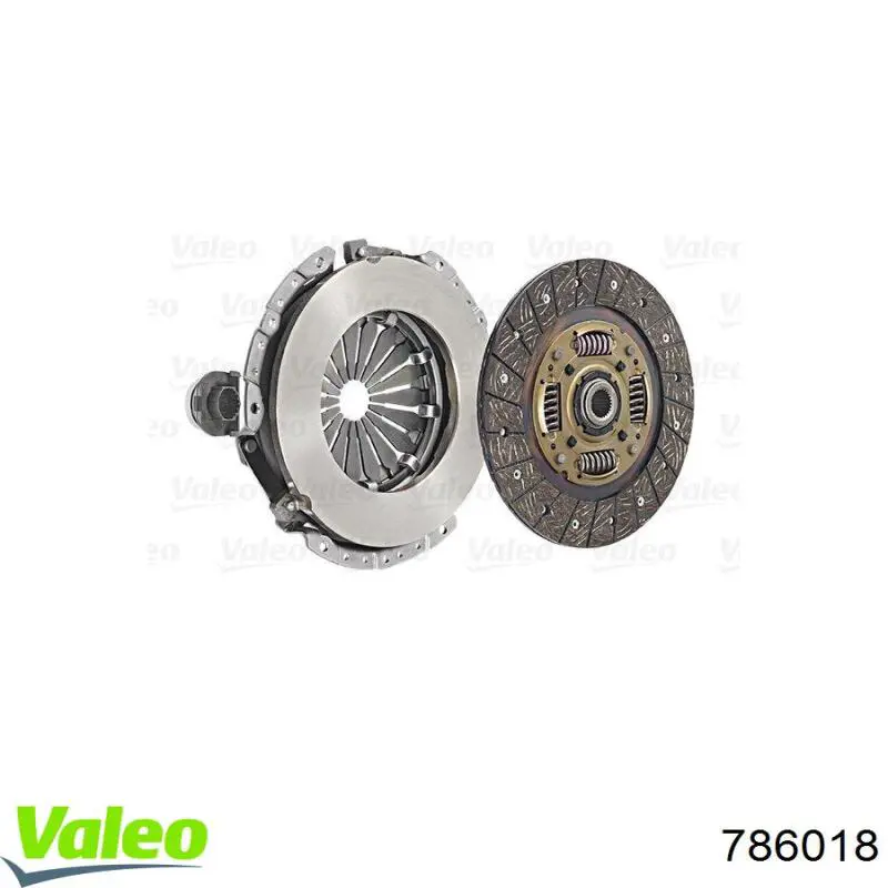 Комплект зчеплення (3 частини) VALEO 786018 ціна, від 115.11 USD
