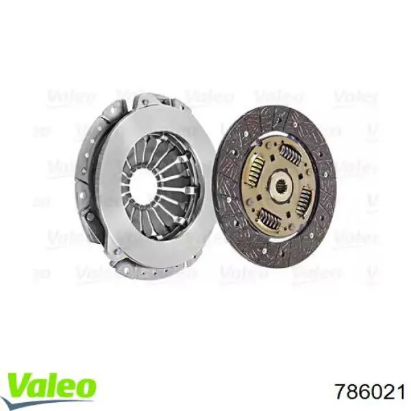 Купити 786021 VALEO Комплект зчеплення (диск, корзина, підшипник)