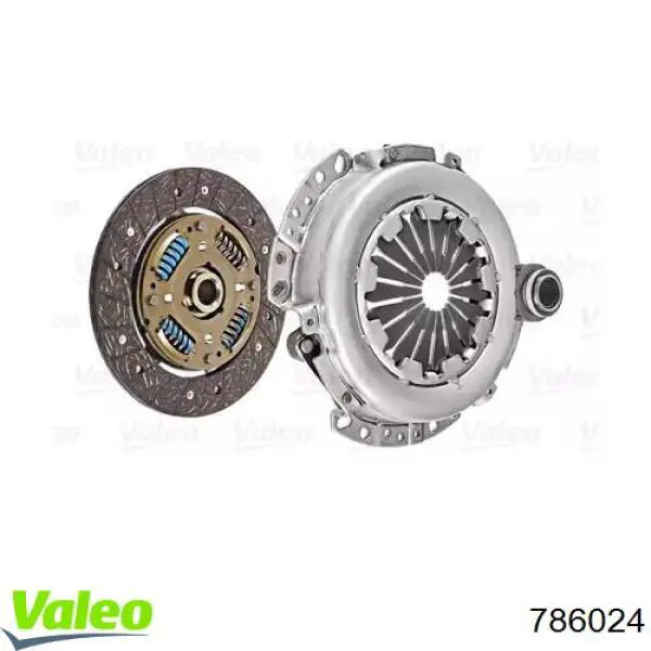 Комплект зчеплення (3 частини) VALEO 786024 ціна, від 71.31 USD