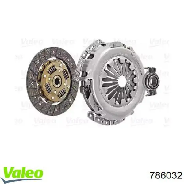 Купити 786032 VALEO Комплект зчеплення (диск, корзина, підшипник)