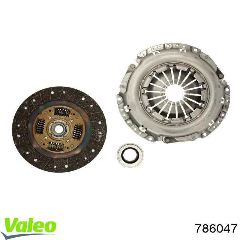 Комплект зчеплення (3 частини) VALEO 786047 ціна, від 136.71 USD