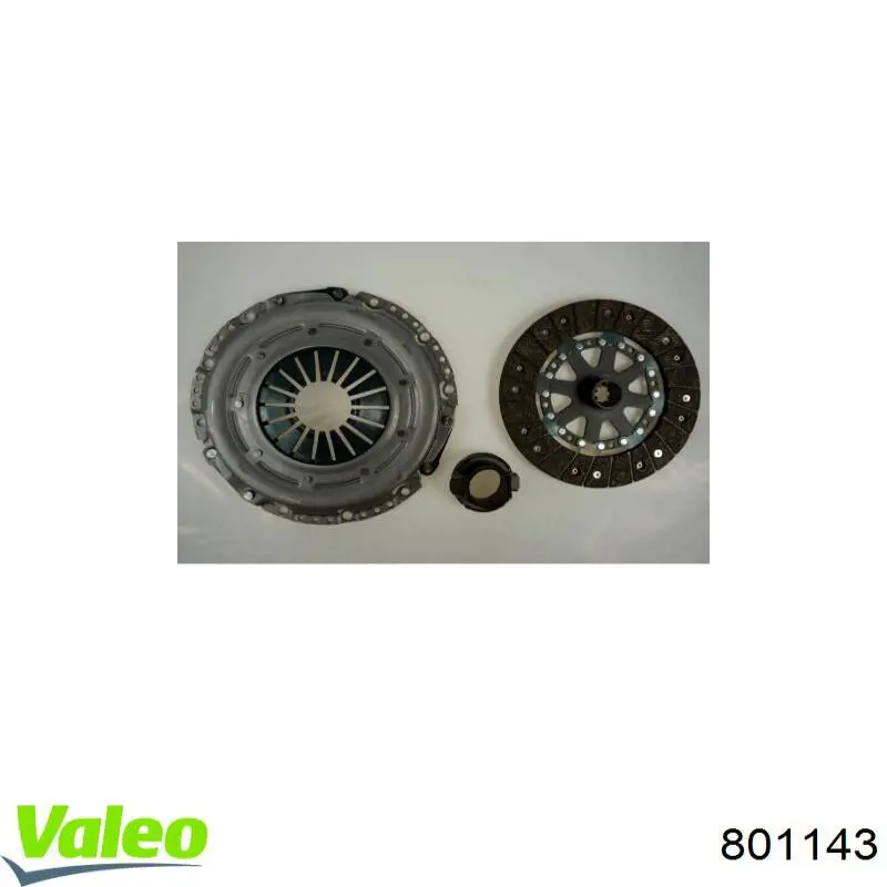 Комплект зчеплення (3 частини) VALEO 801143 ціна, від 146.22 USD