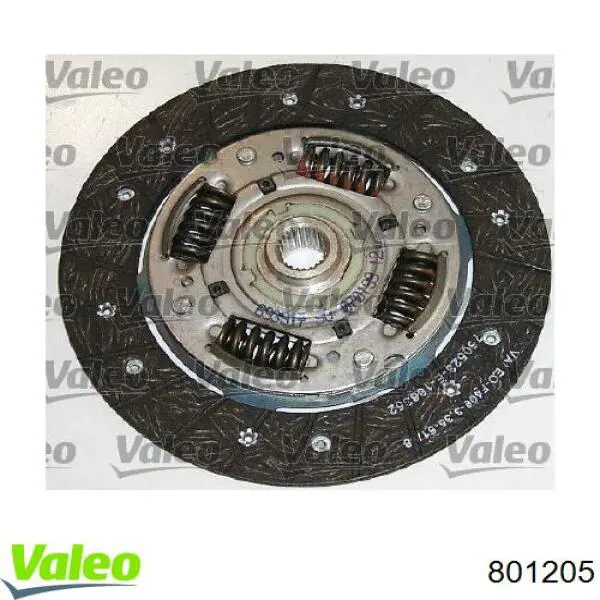 Комплект зчеплення (3 частини) VALEO 801205 ціна, від 80.40 USD