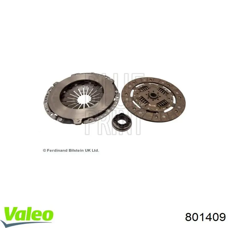 Комплект зчеплення (3 частини) VALEO 801409 ціна, від 175.25 USD