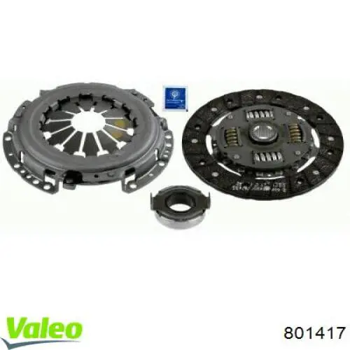 Купити 801417 VALEO Комплект зчеплення (диск, корзина, підшипник)