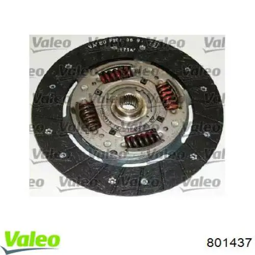 801437 VALEO комплект зчеплення (3 частини)