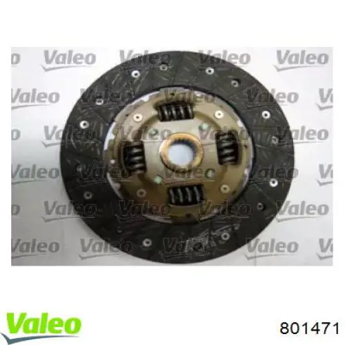 Купити 801471 VALEO Комплект зчеплення (диск, корзина, підшипник)