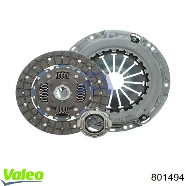 Купити 801494 VALEO Комплект зчеплення (диск, корзина, підшипник)