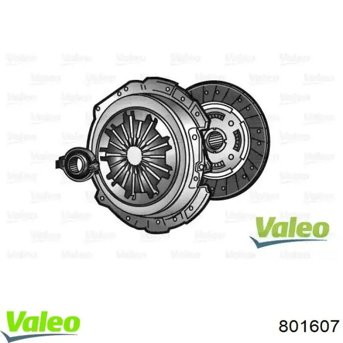 Комплект зчеплення (3 частини) VALEO 801607 ціна, від 137.58 USD