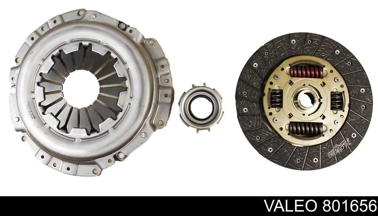 Комплект зчеплення (3 частини) VALEO 801656 ціна, від 152.85 USD