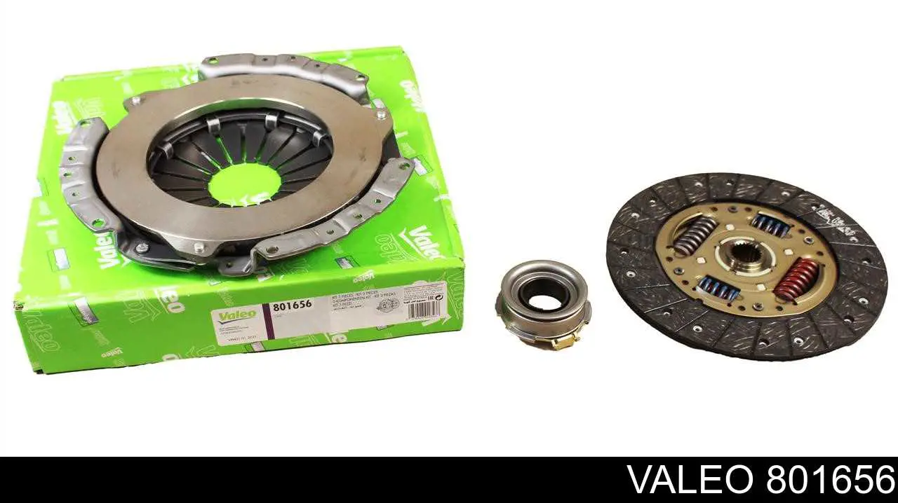 Купити 801656 VALEO Комплект зчеплення (диск, корзина, підшипник)