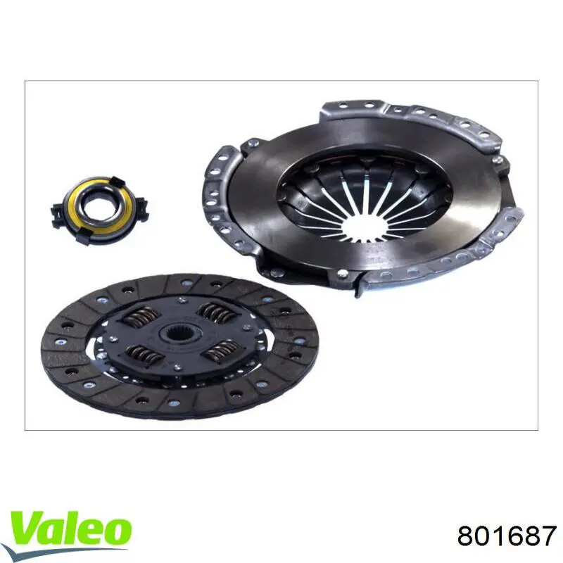 801687 VALEO Зчеплення в зборі