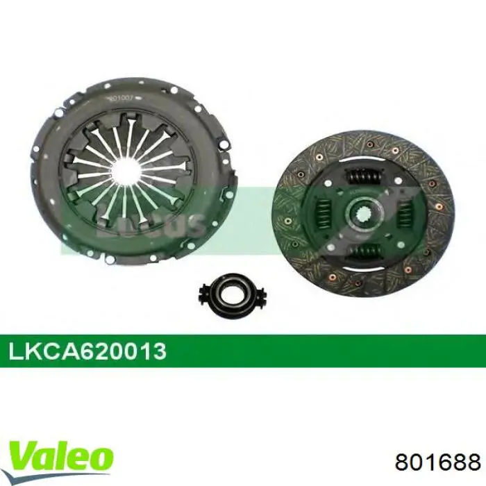 Комплект зчеплення (3 частини) VALEO 801688 ціна, від 222.22 USD