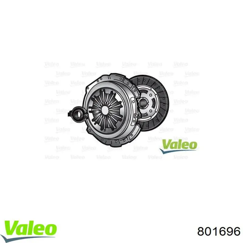 801696 VALEO Зчеплення в зборі