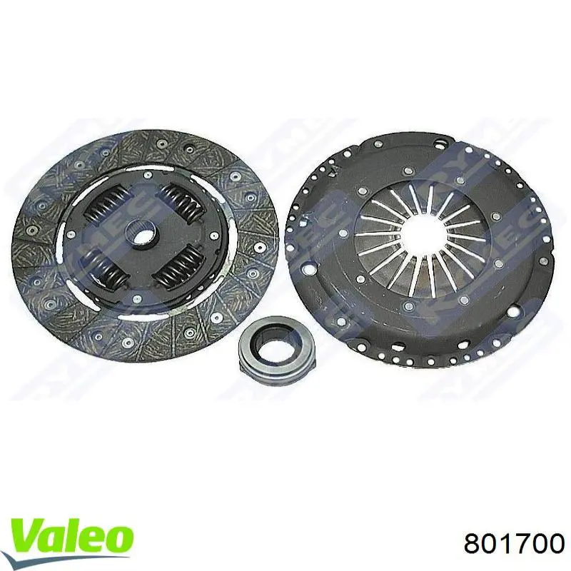 Комплект зчеплення (3 частини) VALEO 801700 ціна, від 158.29 USD