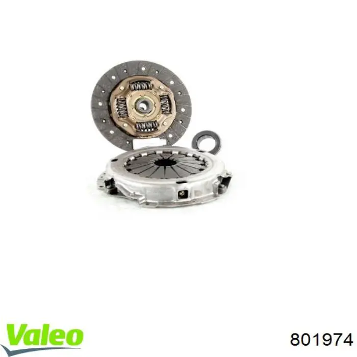 Купити 801974 VALEO Комплект зчеплення (диск, корзина, підшипник)