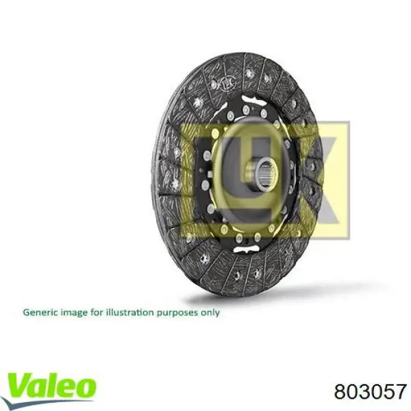 Диск зчеплення 803057 VALEO